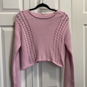 Garage Light Pink Knitted Sweater